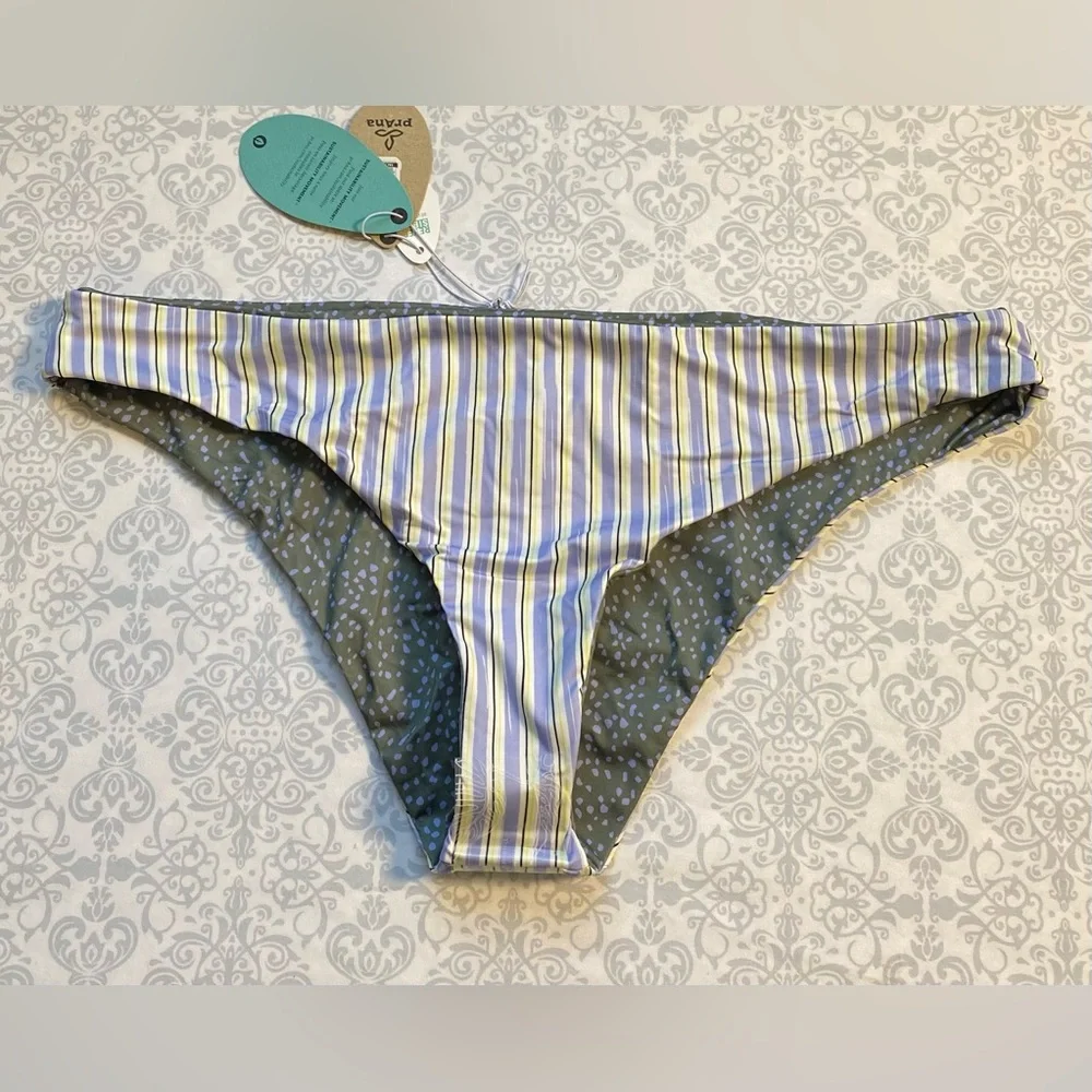 NWT Prana Reversible Bikini Bottoms- UPF 50+